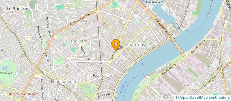 localisation de l'entreprise SELARL DOCTEUR SYLVIA RENE  BORDEAUX