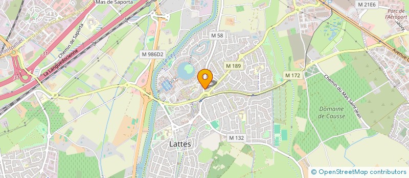 localisation de l'entreprise SELARL DOCTEUR VALENTINE LAMOUCHE à LATTES