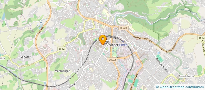 localisation de l'entreprise SELARL DOCTEUR VALERIE THOORIS  VOIRON