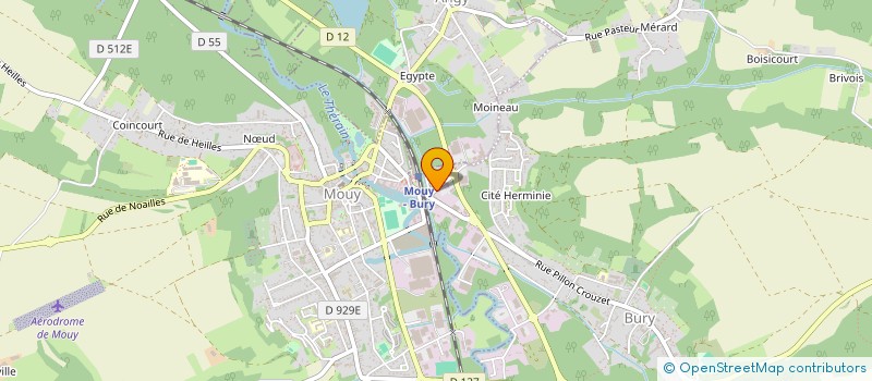 localisation de l'entreprise SELARL DOCTEUR VANESSA F.OZ  BURY