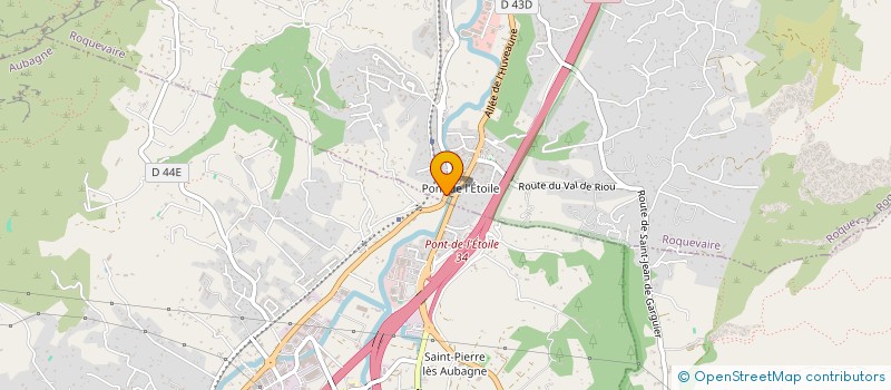 localisation de l'entreprise SELARL DOCTEUR VETERINAIRE SANDRINE BONIOL  ROQUEVAIRE