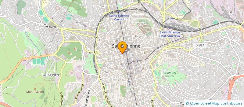 localisation de l'entreprise SELARL DOCTEUR VIGIER  SAINT-ETIENNE