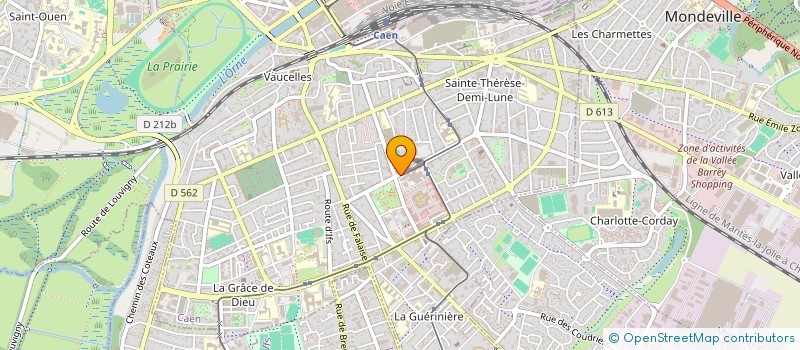 localisation de l'entreprise SELARL DOLANESTH à CAEN