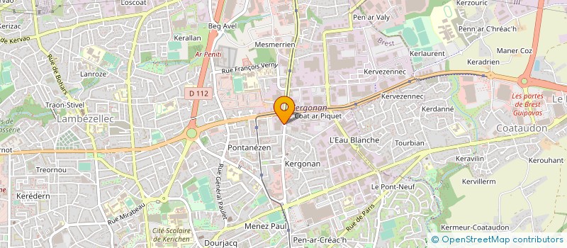 localisation de l'entreprise SELARL DOMAIN à BREST