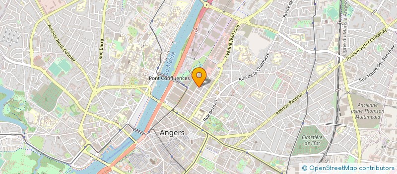 localisation de l'entreprise SELARL DOMINIQUE BOUCHERON à ANGERS