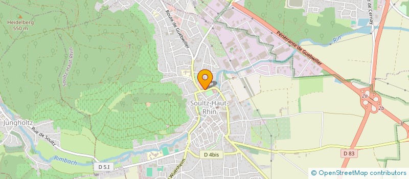 localisation de l'entreprise SELARL DORICA  SOULTZ-HAUT-RHIN