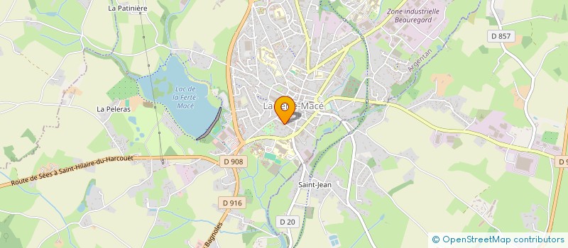 localisation de l'entreprise SELARL DOSSOU YOVO à LA FERTE MACE