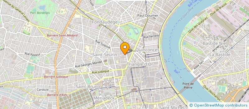 localisation de l'entreprise SELARL DOUWS  BORDEAUX