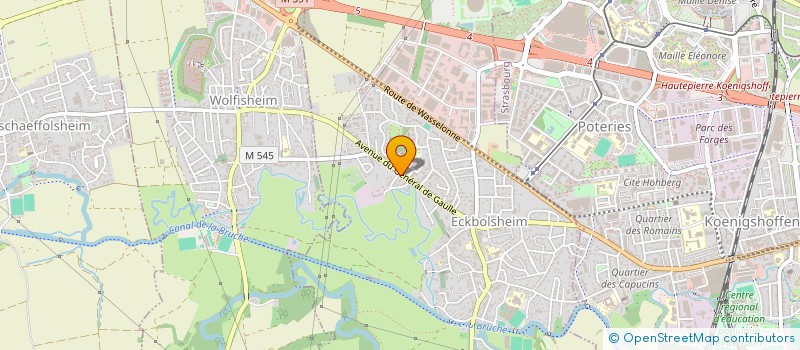 localisation de l'entreprise SELARL DR ALEXANDRE STEFANI  ECKBOLSHEIM