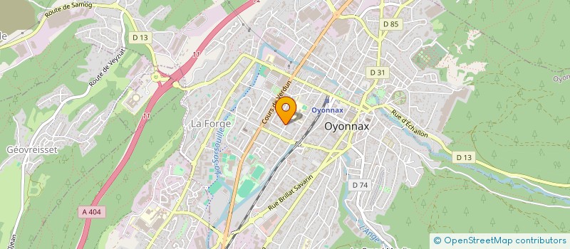 localisation de l'entreprise SELARL DR ANGULO JOAQUIN à OYONNAX