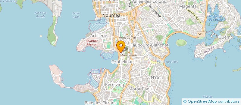 localisation de l'entreprise SELARL DR ANNE MERRE - CHIRURGIEN DENTISTE à NOUMEA
