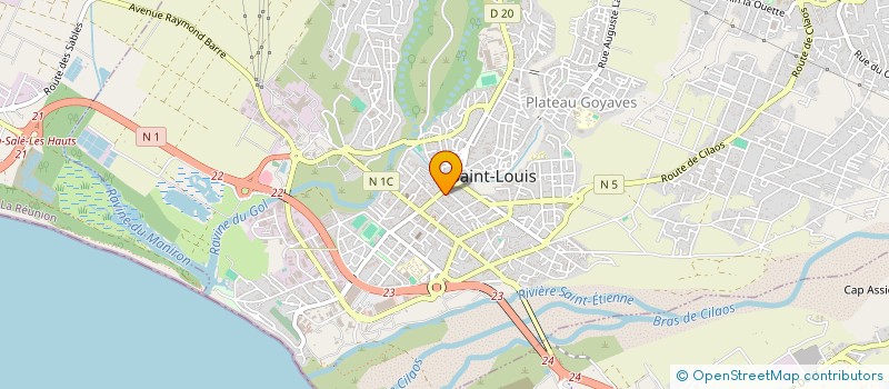 localisation de l'entreprise SELARL DR ANTIER CHRISTIAN à SAINT-LOUIS