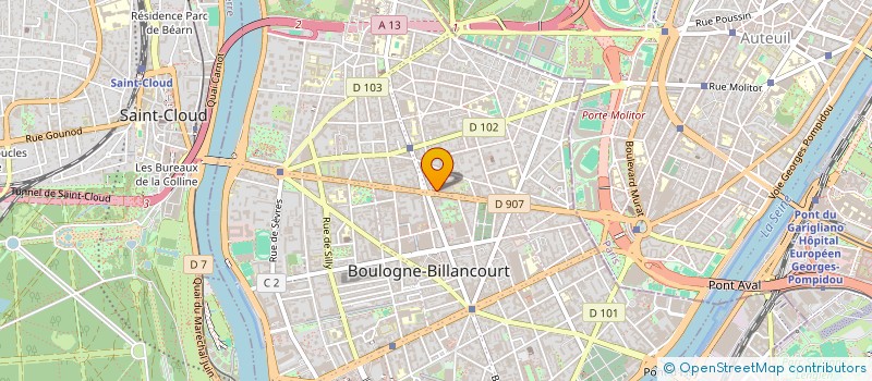 localisation de l'entreprise SELARL DR AURELIEN TOUBOUL à BOULOGNE-BILLANCOURT