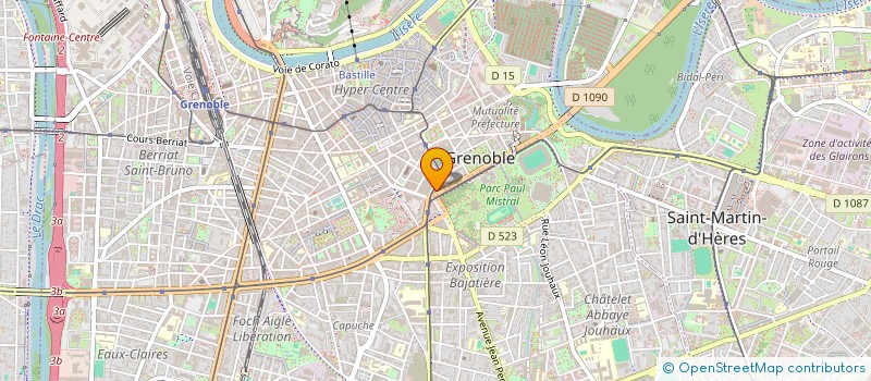 localisation de l'entreprise SELARL DR BENJAMIN MANEGLIA à GRENOBLE