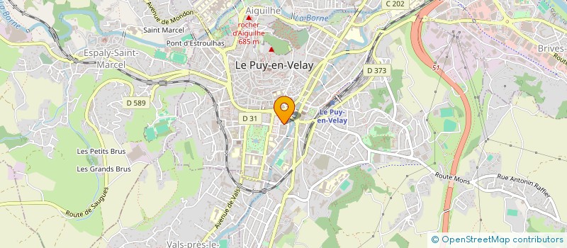 localisation de l'entreprise SELARL DR CAROLINE MONATTE  LE PUY-EN-VELAY
