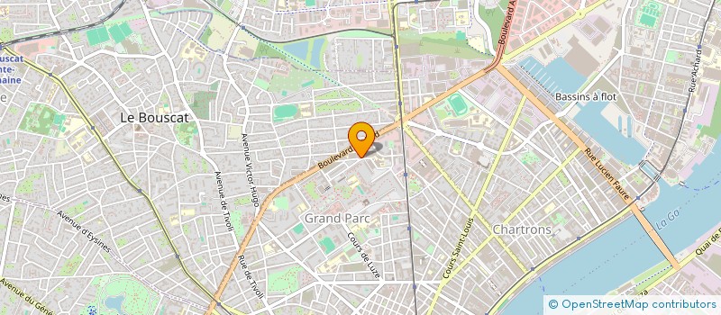 localisation de l'entreprise SELARL DR CAZEAU  BORDEAUX