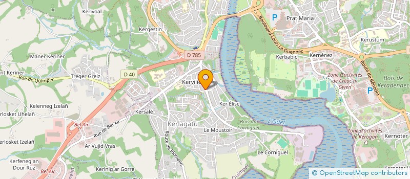 localisation de l'entreprise SELARL DR CECILE NICOLAS à QUIMPER