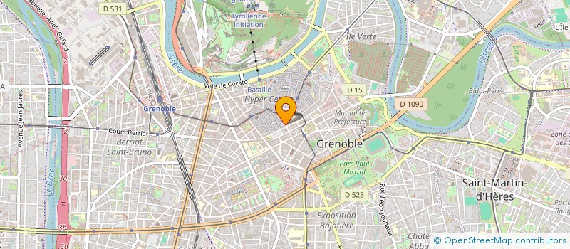 localisation de l'entreprise SELARL DR CHARLES MORET  GRENOBLE