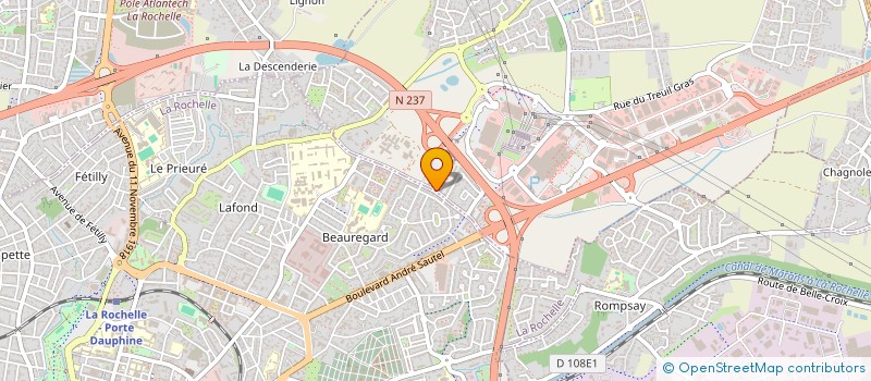 localisation de l'entreprise SELARL DR CHLOE LABARRE  PUILBOREAU