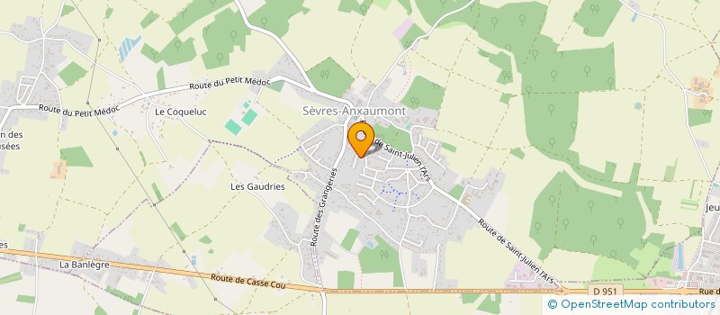 localisation de l'entreprise SELARL DR CHRISTINE BRECHET  SEVRES-ANXAUMONT