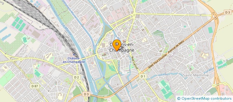 localisation de l'entreprise SELARL DR CLAIRE-MARIE VALLERE  CHALONS-EN-CHAMPAGNE