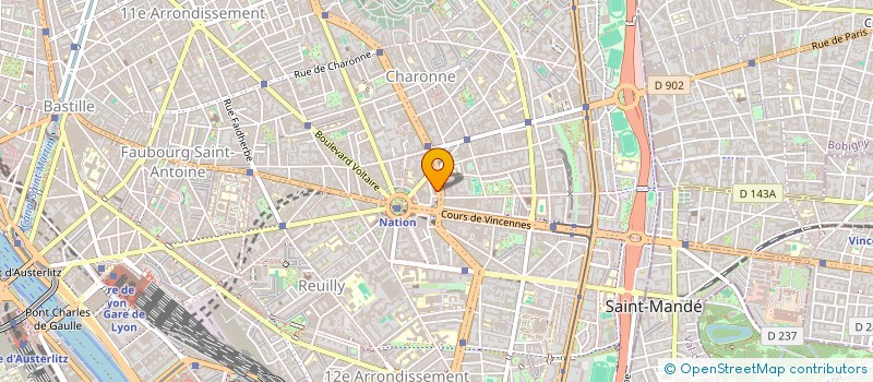 localisation de l'entreprise SELARL DR CLELIA BERTEAU  PARIS