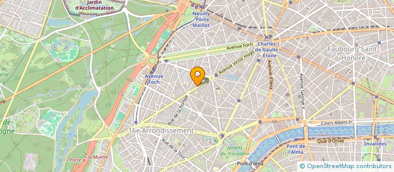 localisation de l'entreprise SELARL DR DAVID VINCENT DILOUYA  PARIS