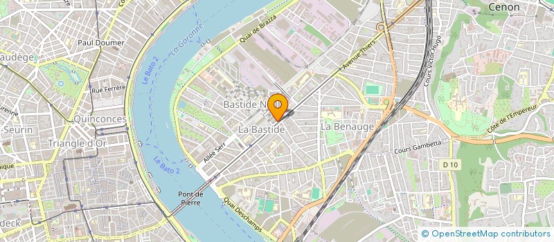 localisation de l'entreprise SELARL DR DE BOSREDON à BORDEAUX