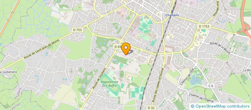 localisation de l'entreprise SELARL DR DECRESSAIN à CHALLANS