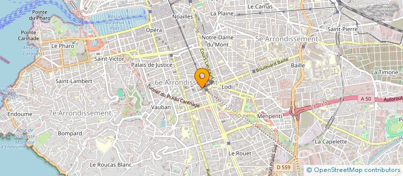 localisation de l'entreprise SELARL DR EMSALLEM JEAN ET ASSOCIES à MARSEILLE