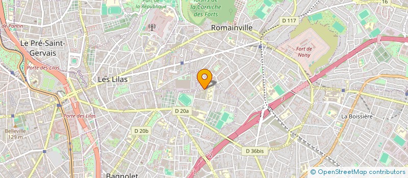 localisation de l'entreprise SELARL DR ERIC ABEHSERA à BAGNOLET