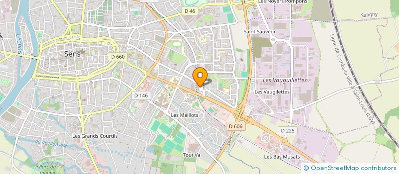 localisation de l'entreprise SELARL DR EXARCHOS STAMATIOS  SENS