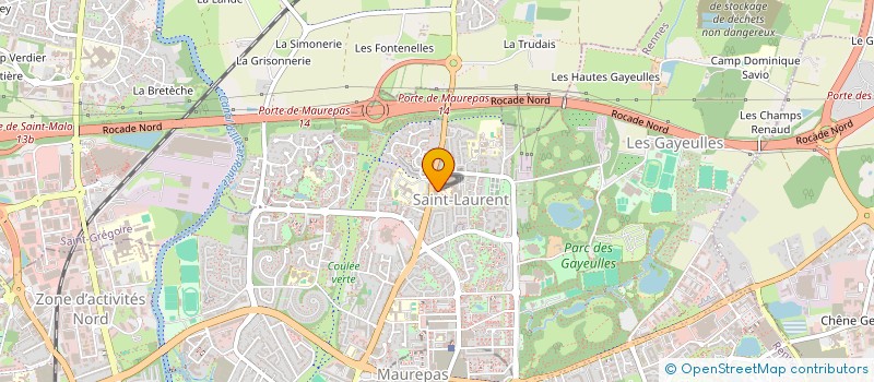 localisation de l'entreprise SELARL DR FANNY BOUDGHENE  RENNES