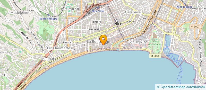 localisation de l'entreprise SELARL DR FRETON à NICE
