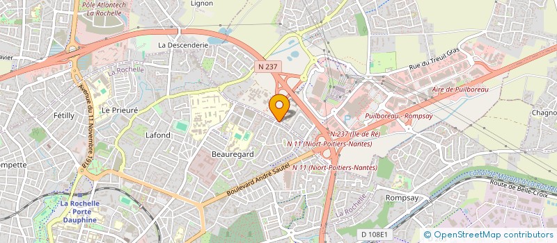 localisation de l'entreprise SELARL DR G.LAINEZ  PUILBOREAU