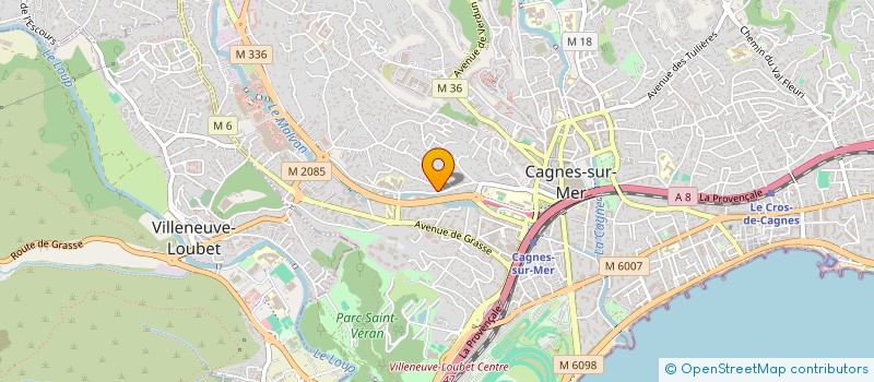 localisation de l'entreprise SELARL DR GAFSOU à CAGNES-SUR-MER