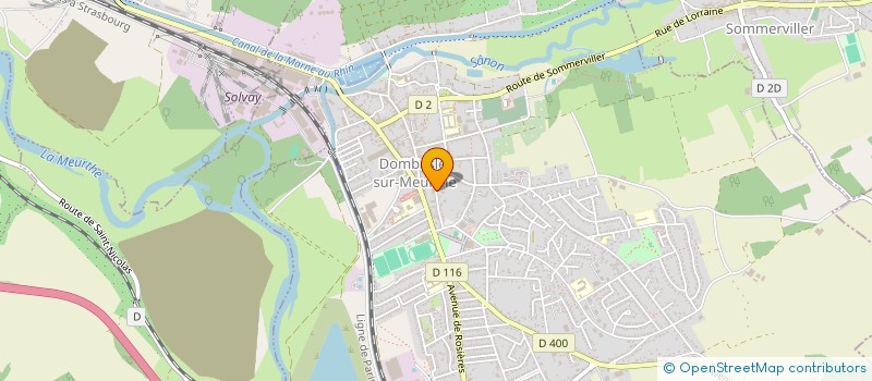 localisation de l'entreprise SELARL DR GERARD KREMER à DOMBASLE-SUR-MEURTHE