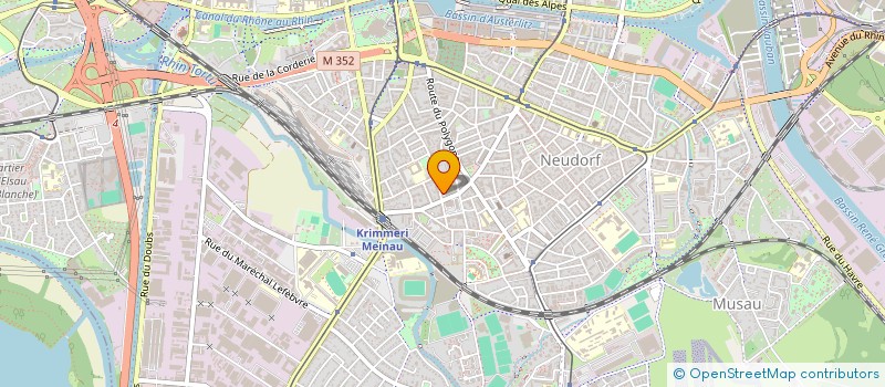localisation de l'entreprise SELARL DR GHISLAINE DE CAMBOURG à STRASBOURG
