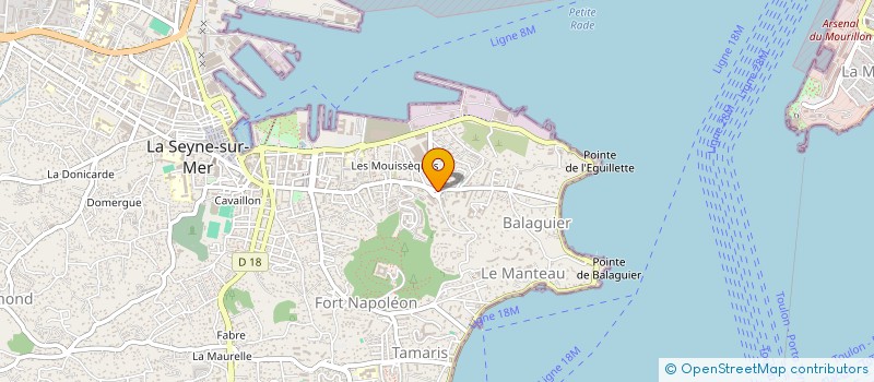 localisation de l'entreprise SELARL DR GIANNORSI à LA SEYNE-SUR-MER