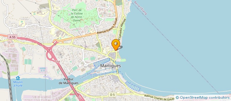 localisation de l'entreprise SELARL DR GIANNOTTI à MARTIGUES