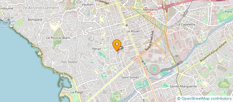 localisation de l'entreprise SELARL DR GUILLAUME BONNET à MARSEILLE