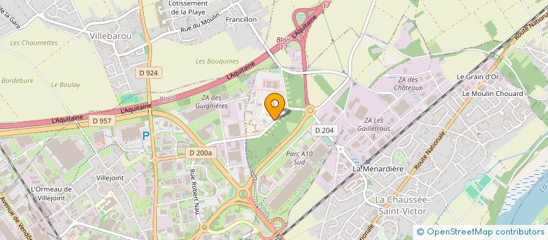 localisation de l'entreprise SELARL DR KADOUN à LA CHAUSSEE-SAINT-VICTOR