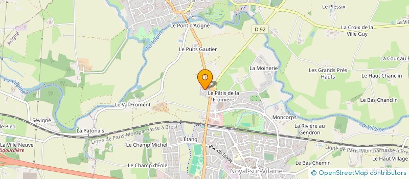 localisation de l'entreprise SELARL DR LE TOUZO  NOYAL-SUR-VILAINE