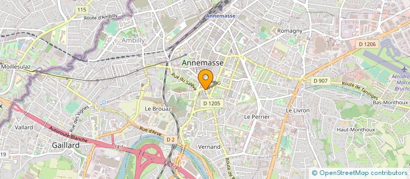localisation de l'entreprise SELARL DR LIONEL SALLAZ ET ASSOCIES à ANNEMASSE