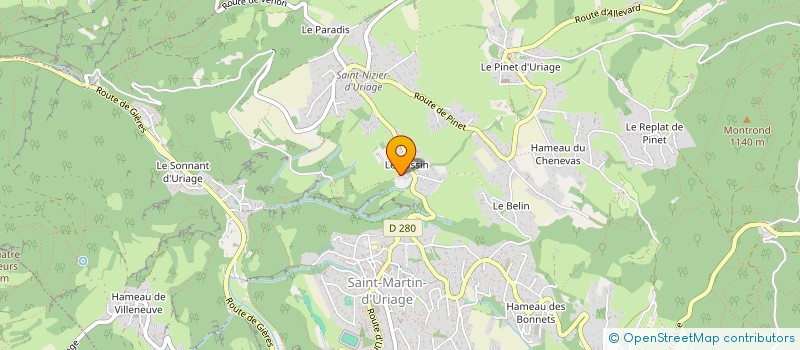 localisation de l'entreprise SELARL DR MALIK-ALEXANDRE FERJANI  SAINT-MARTIN-D'URIAGE