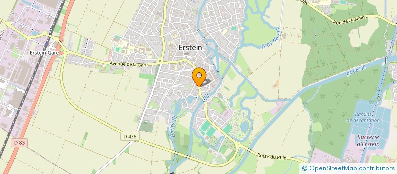 localisation de l'entreprise SELARL DR MATTHIAS GRINNER  ERSTEIN