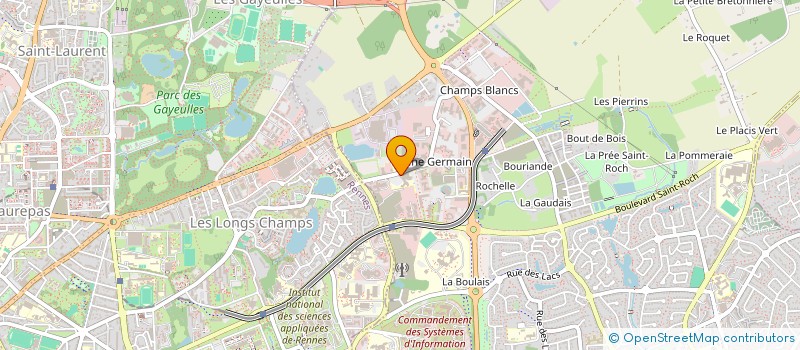 localisation de l'entreprise SELARL DR MAXIME BRETONNIER  CESSON-SEVIGNE