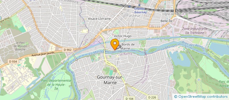 localisation de l'entreprise SELARL DR MESSAOUDI RABAH  CHELLES