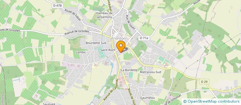 localisation de l'entreprise SELARL DR. MORILLE  FRONTON