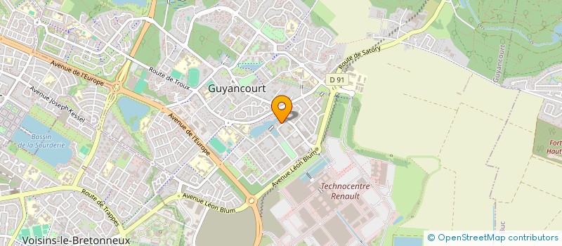 localisation de l'entreprise SELARL DR MRABET  GUYANCOURT